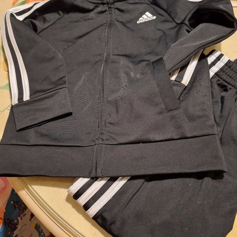 Adidas Toddler Black Track Pants